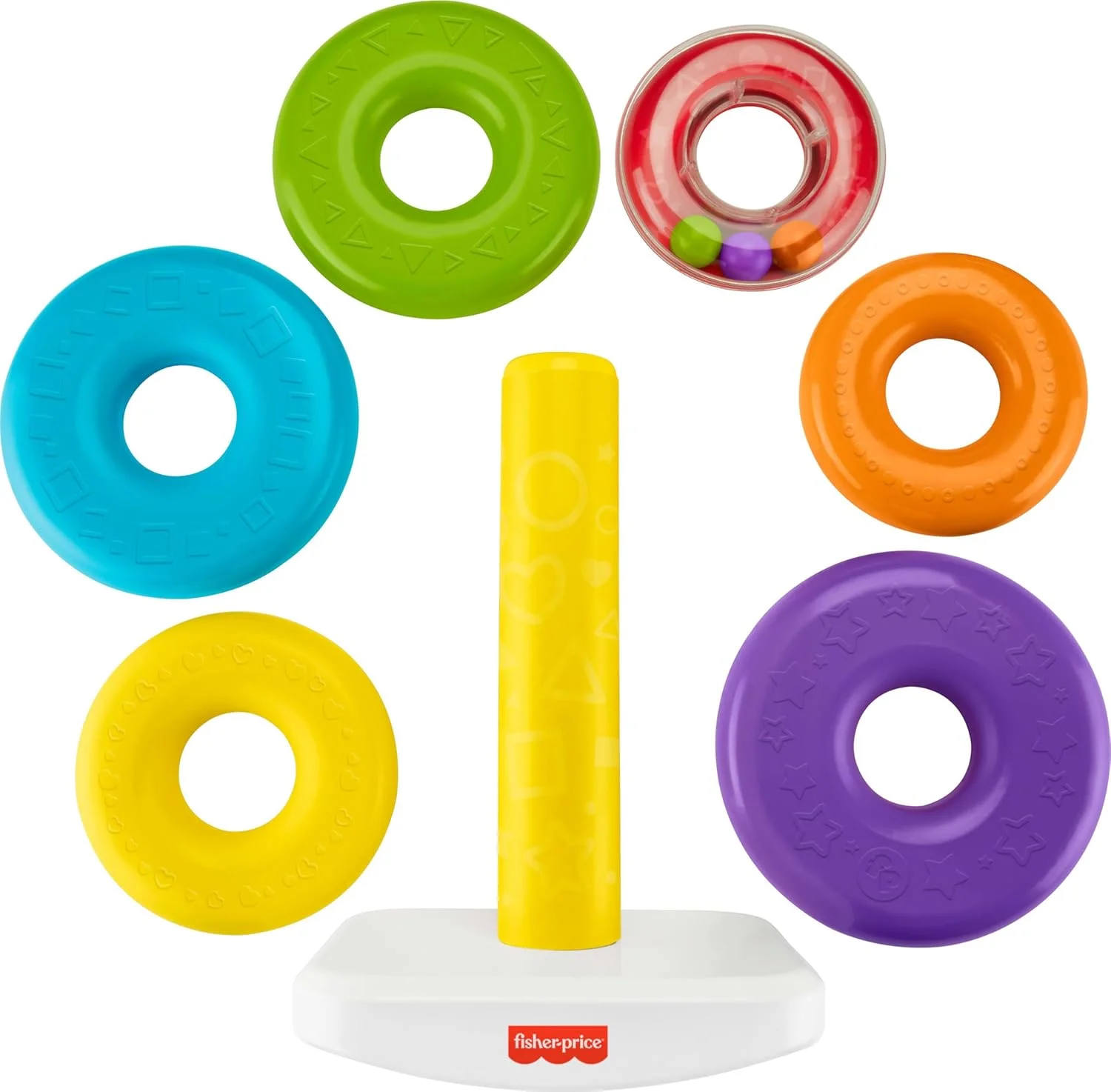 اسباب بازی حلقه ای بزرگ فیشر پرایس مدل Gjw15 اسباب بازی حلقه ای بزرگ فیشر پرایس مدل Gjw15