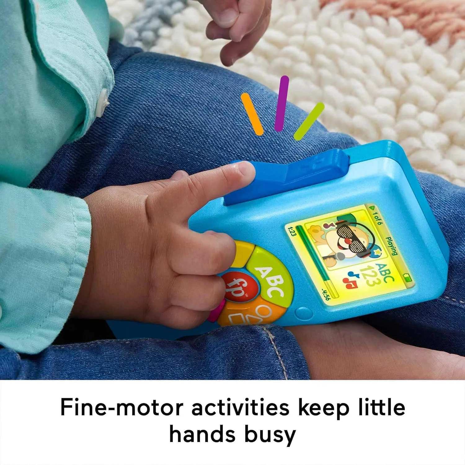 اسباب بازی کودک فیشر پرایس با چراغ، آموزش و فعالیت های حرکتی ظریف، پخش کننده موسیقی سگ کوچولو، آبی اسباب بازی کودک فیشر پرایس با چراغ، آموزش و فعالیت های حرکتی ظریف، پخش کننده موسیقی سگ کوچولو، آبی