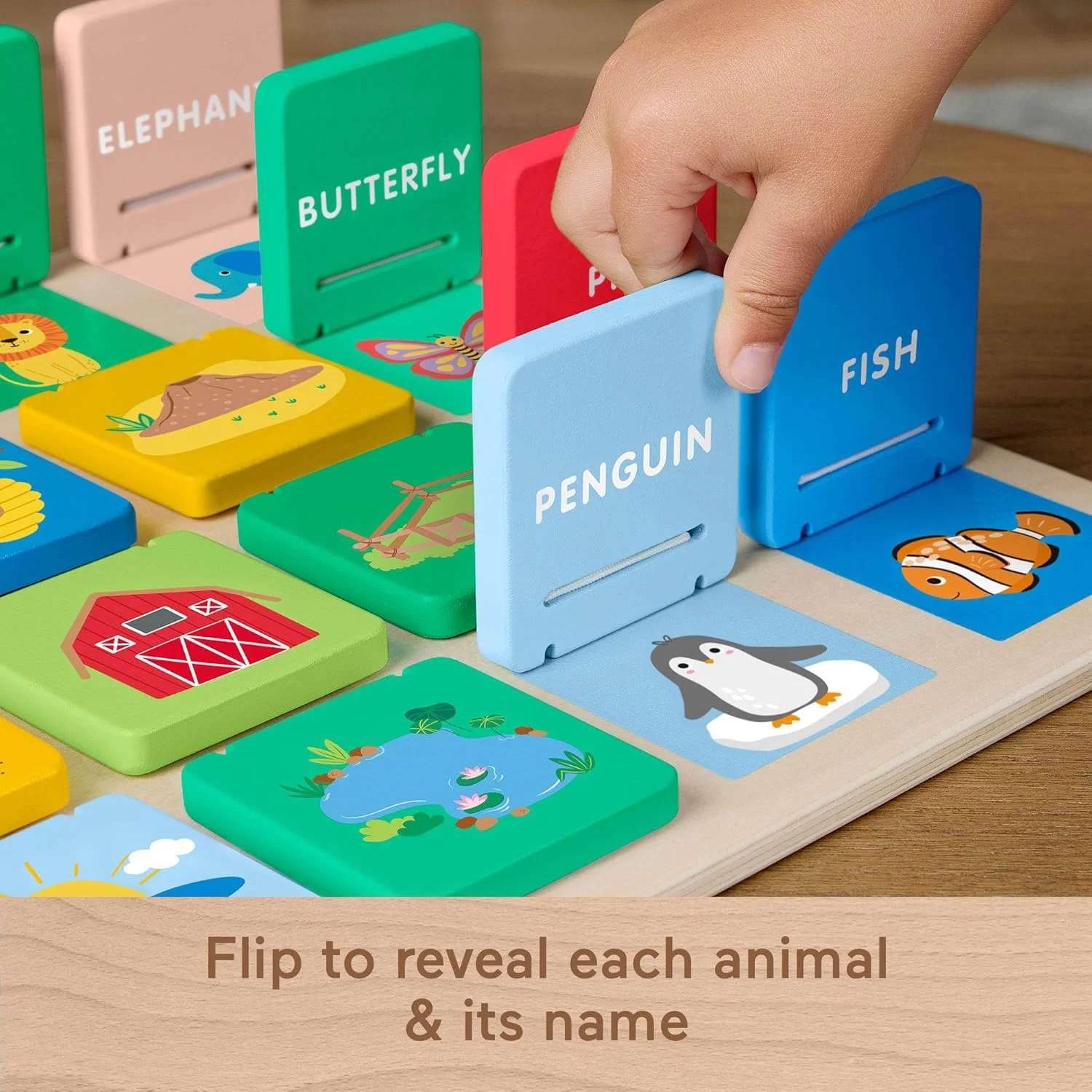 تخته چوبی آموزشی Fisher-Price مدل Lift & Reveal، اسباب بازی فعالیت زودهنگام برای تقویت مهارت های حرکتی ظریف کودکان 3 سال به بالا تخته چوبی آموزشی Fisher-Price مدل Lift & Reveal، اسباب بازی فعالیت زودهنگام برای تقویت مهارت های حرکتی ظریف کودکان 3 سال به بالا