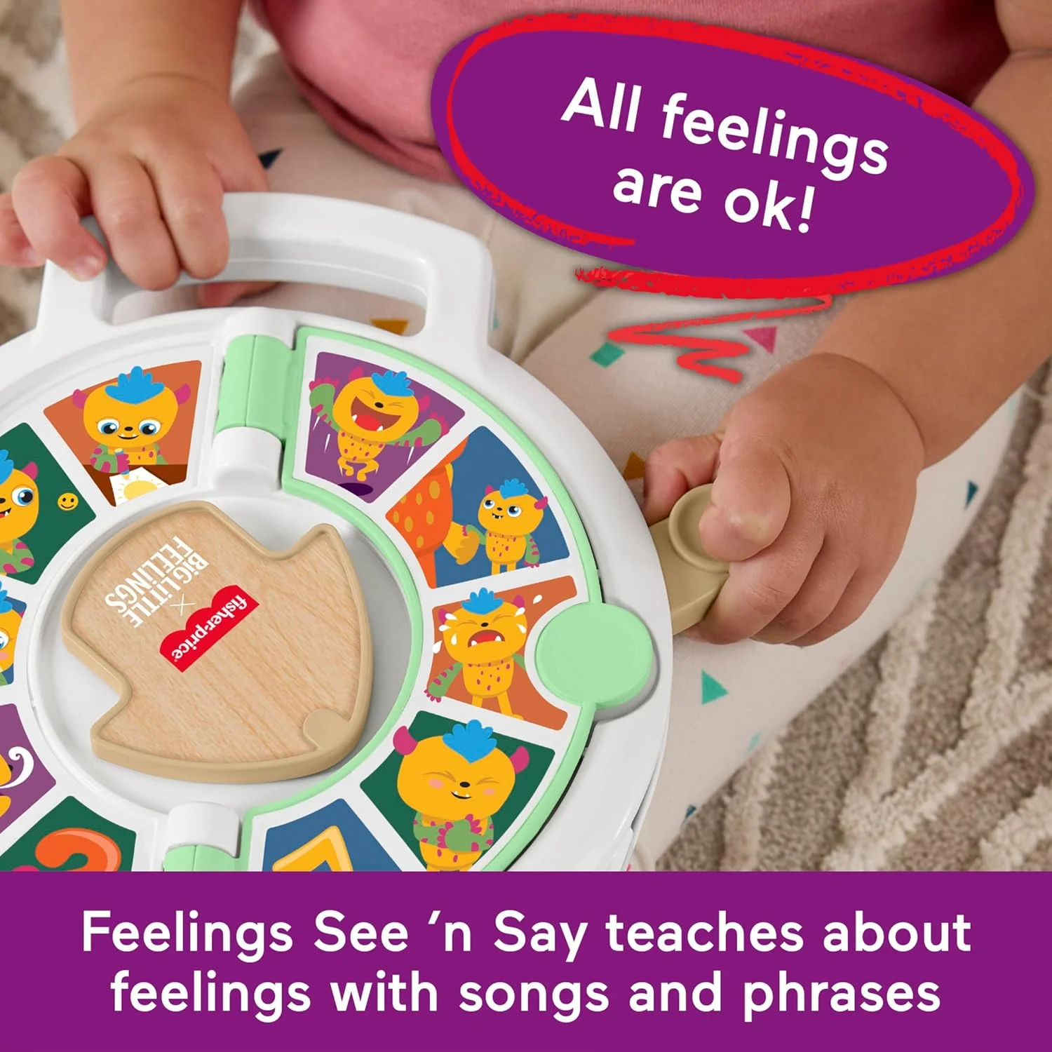 مجموعه آرامش بخش فیشر پرایس برای کودکان نوپا، مجموعه 4 تکه ای از فعالیت ها و نکات فرزندپروری برای رشد اجتماعی و عاطفی کودکان 2 سال به بالا