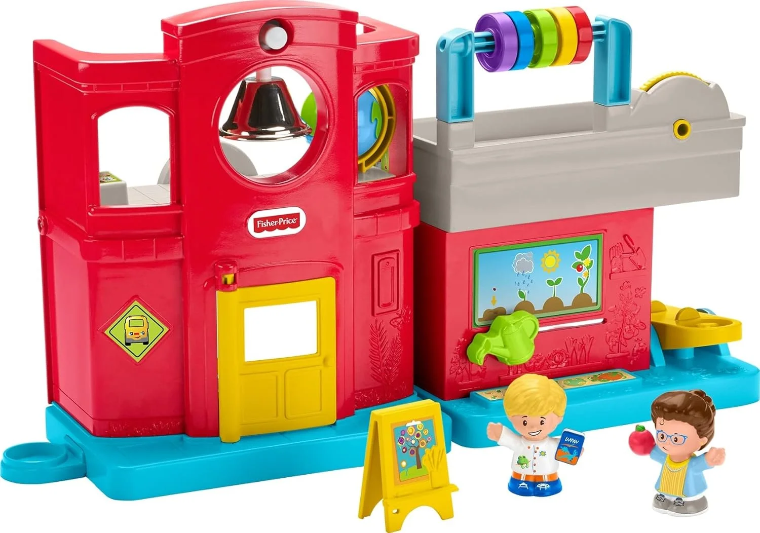 مجموعه بازی مدرسه موزیکال Little People Fisher-Price با فیگورها برای بازی وانمودی کودکان 1 سال به بالا