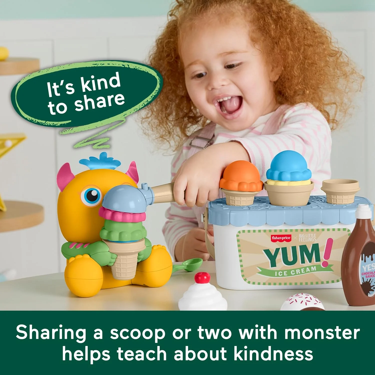 مجموعه اسباب بازی 18 تکه فیشر پرایس برای آموزش مهارت های اجتماعی و عاطفی به کودکان 3 سال به بالا