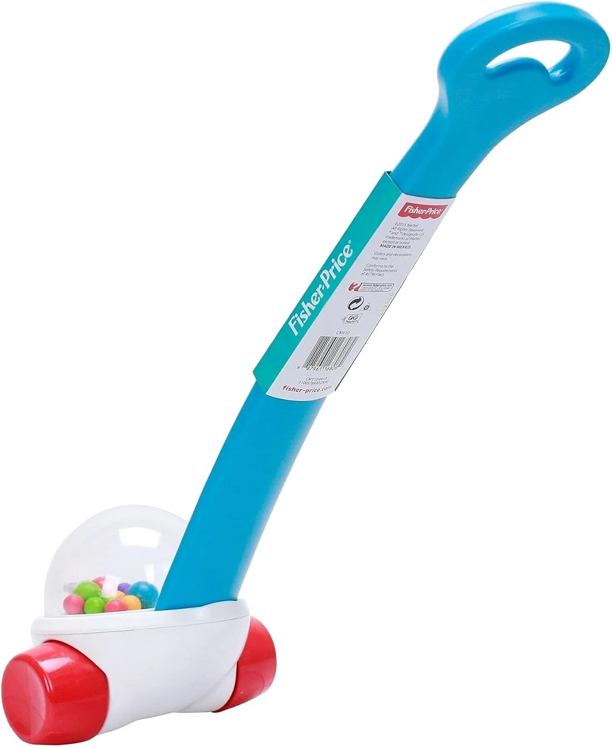 اسباب بازی فشار دادنی فیشر پرایس مدل Corn Popper، آبی