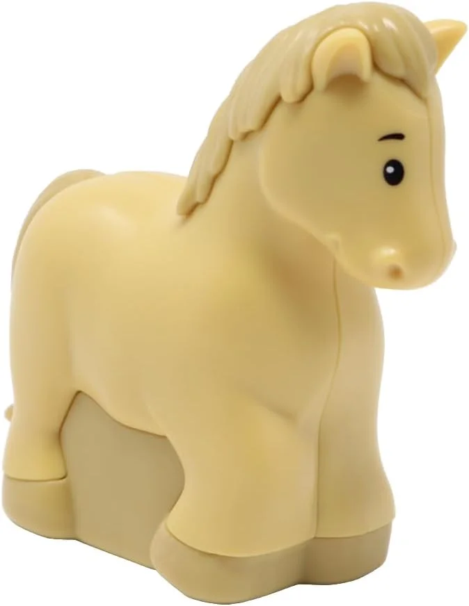 قطعه جایگزین اسباب بازی فیشر پرایس برای مجموعه بازی مزرعه حیوانات Little People مدل HMJ60 - اسب قهوه ای