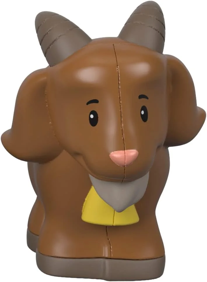 فیگور بز قهوه ای جایگزین برای ست مزرعه حیوانات Fisher-Price Little People مدل GFL21