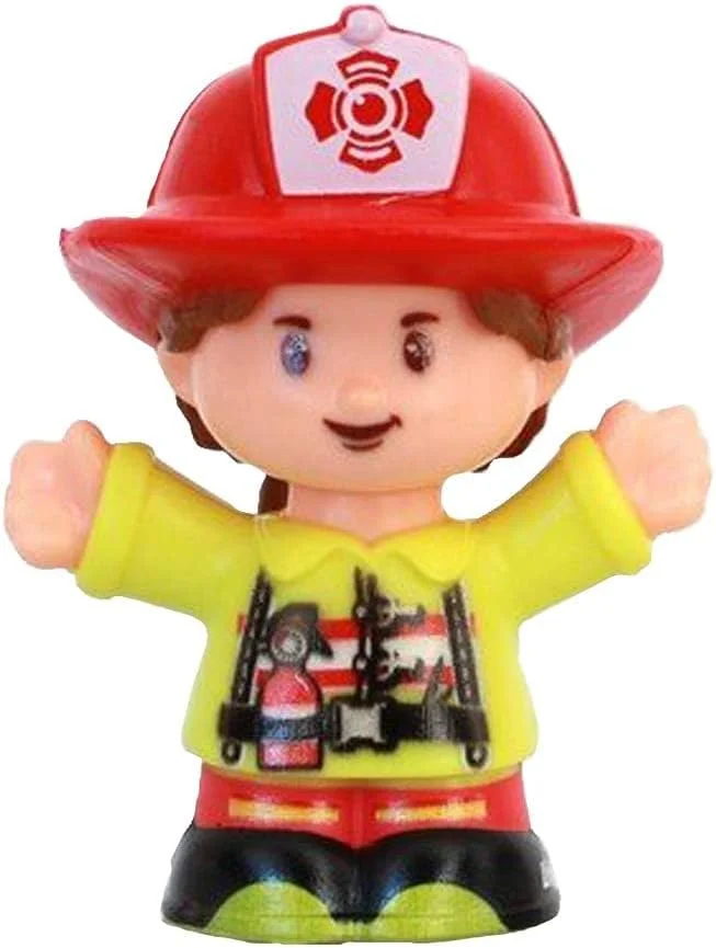فیگور جایگزین اریکا آتش نشان برای ست اسباب بازی Little People Community Helpers فیشر-پرایس مدل GJP12