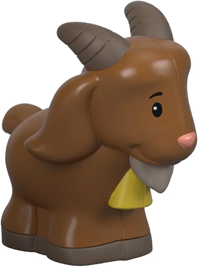 فیگور بز قهوه ای جایگزین برای ست مزرعه حیوانات Fisher-Price Little People مدل GFL21