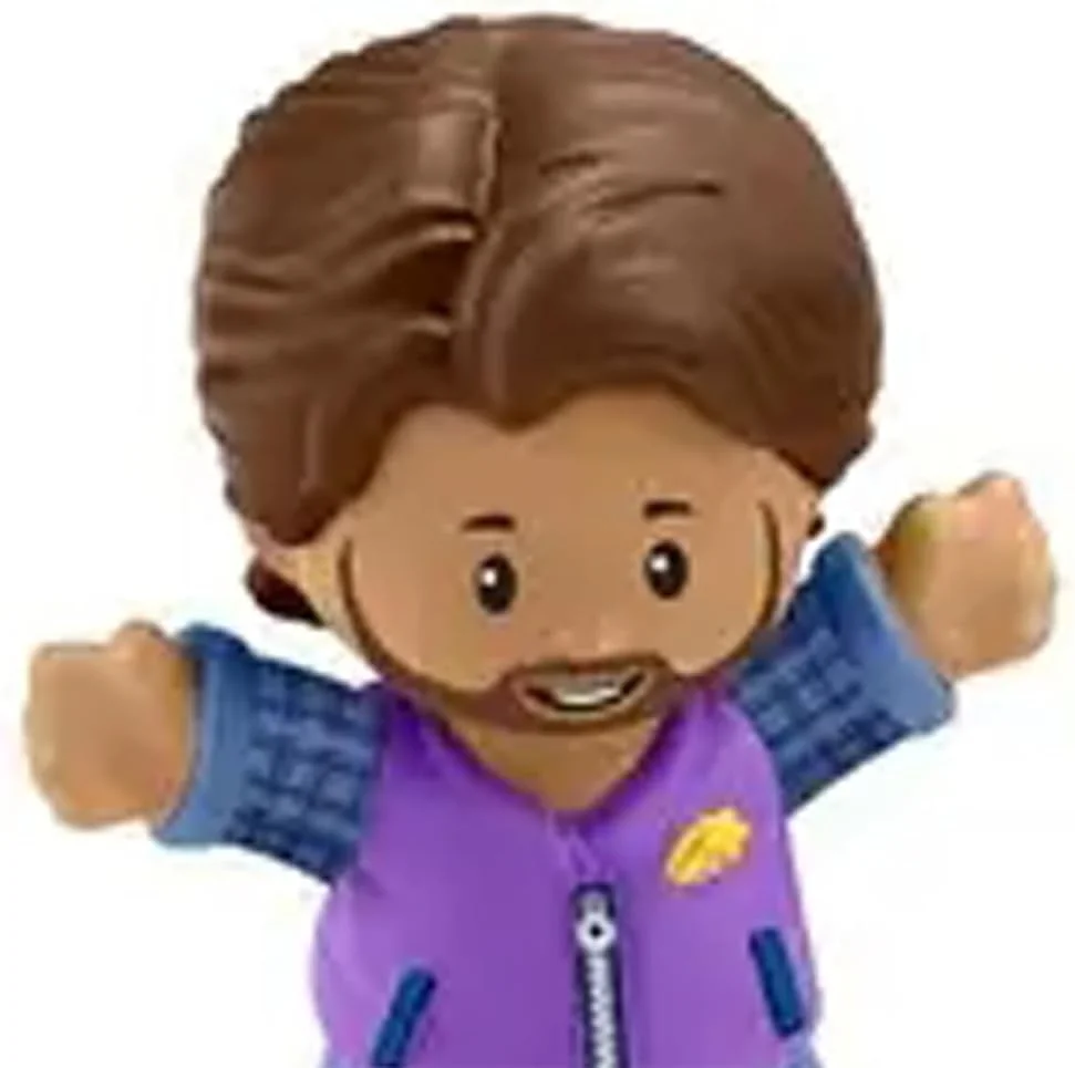 قطعه جایگزین فیشر-پرایس، فیگور مرد مسافر برای مجموعه بازی کمپر آموزشی چراغ دار Little People مدل HGP71