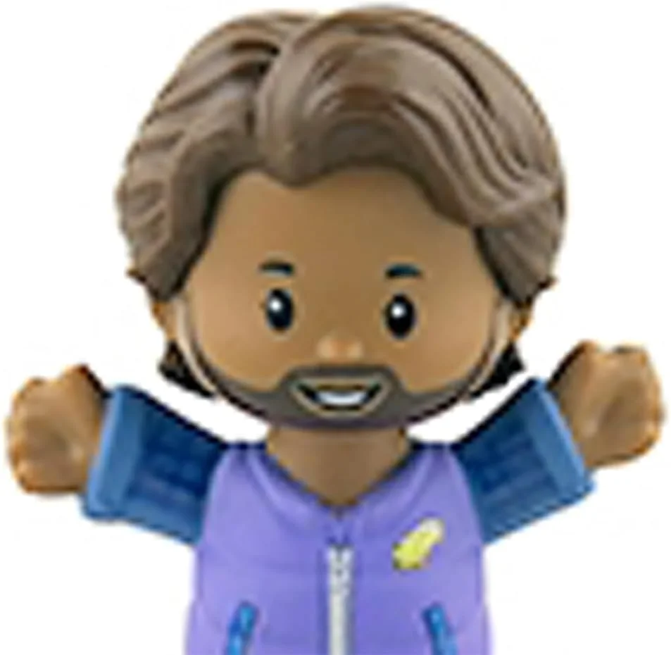 قطعه جایگزین فیشر-پرایس، فیگور مرد مسافر برای مجموعه بازی کمپر آموزشی چراغ دار Little People مدل HGP71