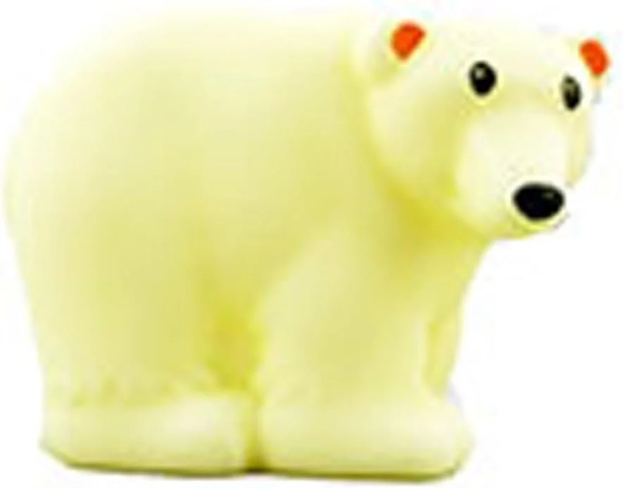 فیگور خرس قطبی سفید جایگزین برای قطار باغ وحش Fisher-Price Little People مدل CMP36