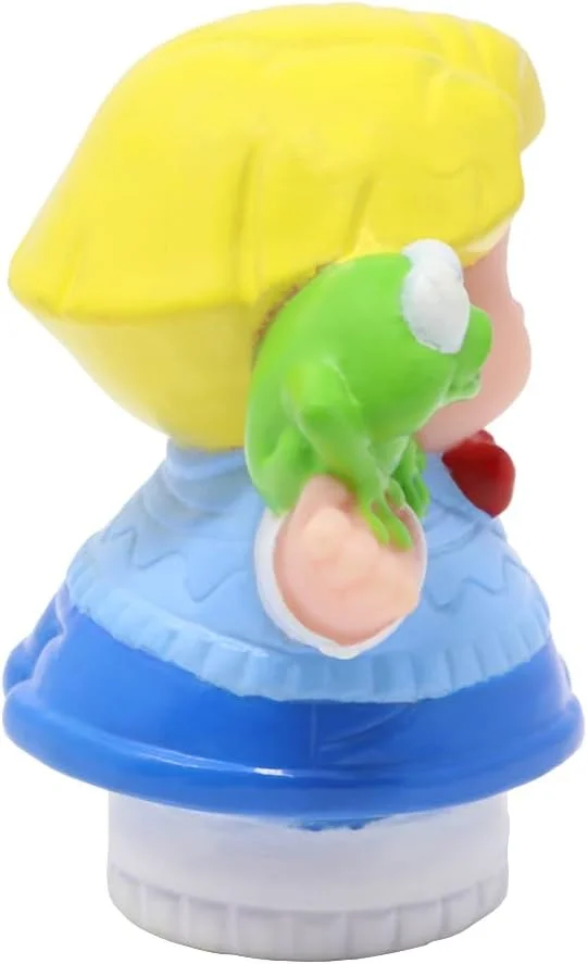 قطعه جایگزین برای مجموعه کلیسای تعطیلات، خانه عروسکی، لباس عید پاک Little People Fisher-Price مدل C1162 - فیگور جایگزین ادی با جلیقه بافتنی و پاپیون - حمل قورباغه