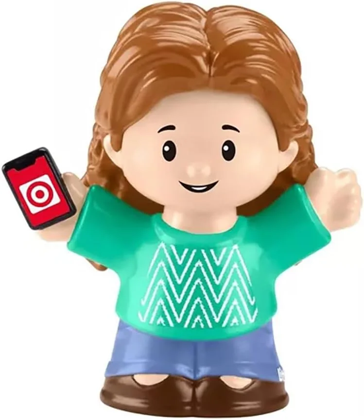 قطعه جایگزین فیگور خریدار مادر برای خانه عروسکی Fisher-Price Little People Target Run مدل HXX97