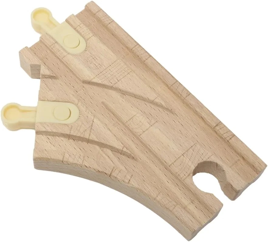 قطعه جایگزین مسیر چوبی قطار برای ست اسباب بازی راه آهن Fisher-Price Thomas & Friends مدل HDX06 - قطعه مسیر چوبی