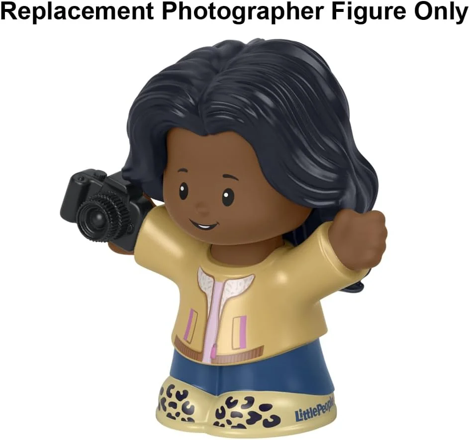 قطعه جایگزین Fisher-Price Little People Career Playset - HBW68 ~ فیگور عکاس جایگزین ~ با ژاکت قهوه ای و دوربین 35 میلی متری ~ سازگار با سایر مجموعه ها! قطعه جایگزین Fisher-Price Little People Career Playset - HBW68 ~ فیگور عکاس جایگزین ~ با ژاکت قهوه ای و دوربین 35 میلی متری ~ سازگار با سایر مجموعه ها!