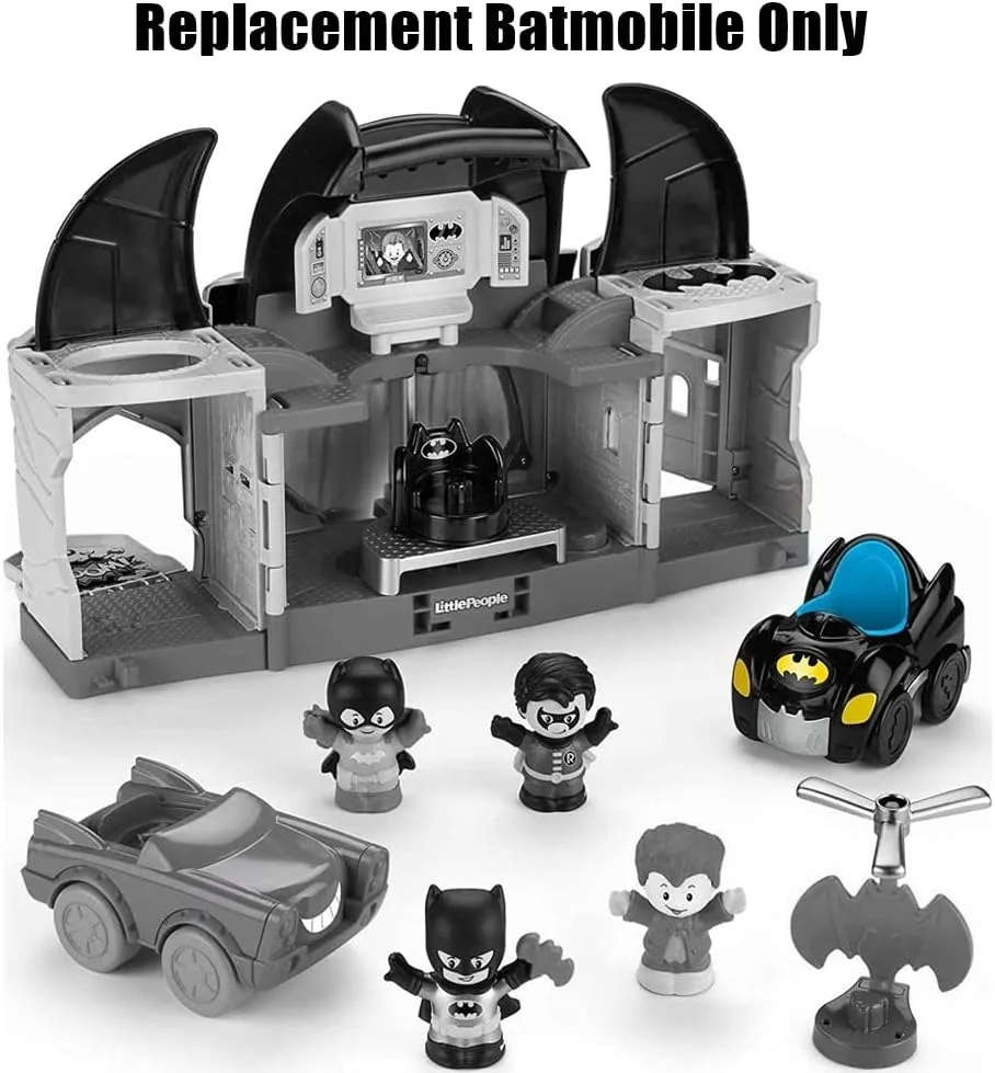 قطعه جایگزین فیشر پرایس، ماشین بتمن مشکی و آبی برای ست بازی بتکیو Little People مدل HHY77 قطعه جایگزین فیشر پرایس، ماشین بتمن مشکی و آبی برای ست بازی بتکیو Little People مدل HHY77