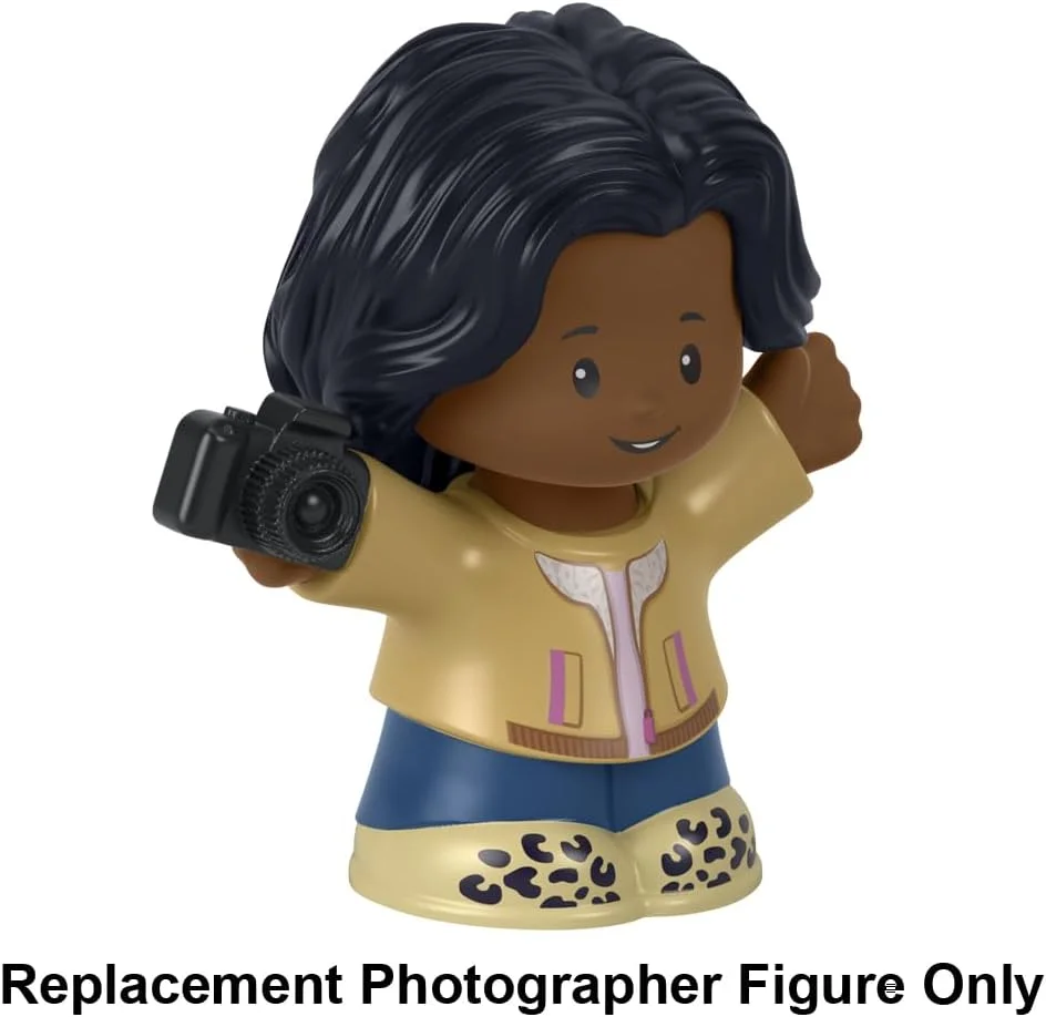 قطعه جایگزین Fisher-Price Little People Career Playset - HBW68 ~ فیگور عکاس جایگزین ~ با ژاکت قهوه ای و دوربین 35 میلی متری ~ سازگار با سایر مجموعه ها! قطعه جایگزین Fisher-Price Little People Career Playset - HBW68 ~ فیگور عکاس جایگزین ~ با ژاکت قهوه ای و دوربین 35 میلی متری ~ سازگار با سایر مجموعه ها!