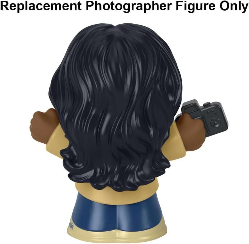 قطعه جایگزین Fisher-Price Little People Career Playset - HBW68 ~ فیگور عکاس جایگزین ~ با ژاکت قهوه ای و دوربین 35 میلی متری ~ سازگار با سایر مجموعه ها! قطعه جایگزین Fisher-Price Little People Career Playset - HBW68 ~ فیگور عکاس جایگزین ~ با ژاکت قهوه ای و دوربین 35 میلی متری ~ سازگار با سایر مجموعه ها!