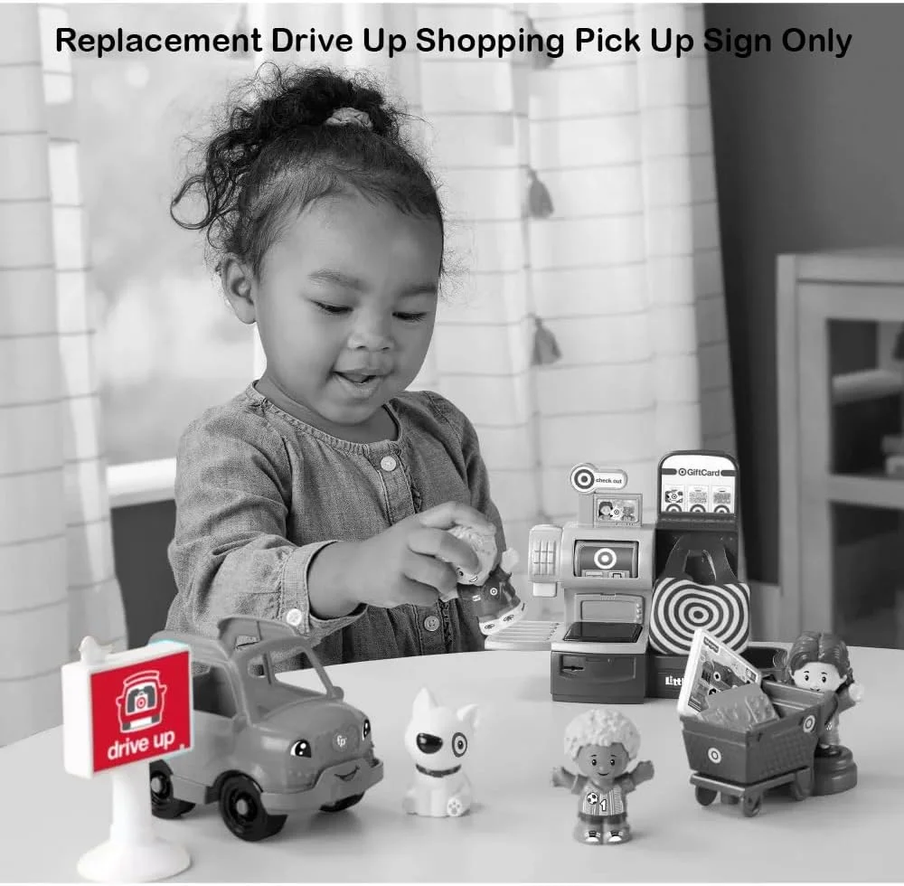 قطعه جایگزین Fisher-Price برای خانه عروسکی Little People Target Run مدل HXX97 - تابلوی جایگزین Drive Up Shopping Pick Up قطعه جایگزین Fisher-Price برای خانه عروسکی Little People Target Run مدل HXX97 - تابلوی جایگزین Drive Up Shopping Pick Up