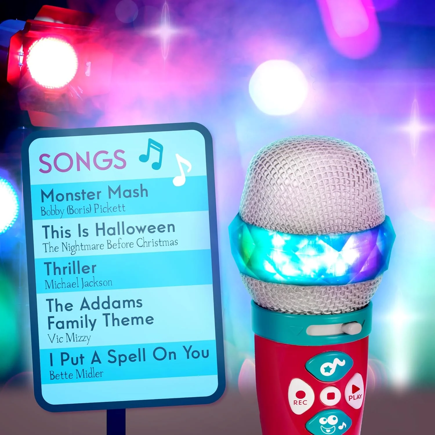 میکروفون نمایش نور موزیکال باتات