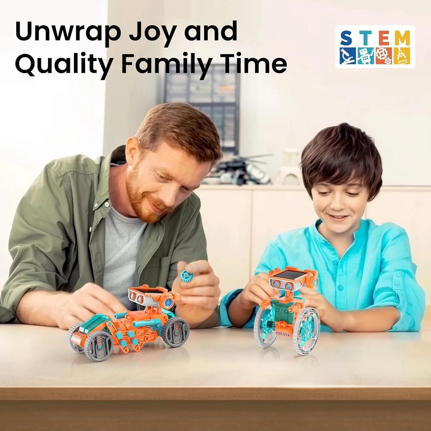 مجموعه ربات خورشیدی Sillbird، هدیه STEM برای پسران 8 تا 14 سال، مجموعه رباتیک آموزشی علمی DIY 15 در 1، اسباب بازی خورشیدی یا با باتری برای تولد کودکان با 212 قطعه