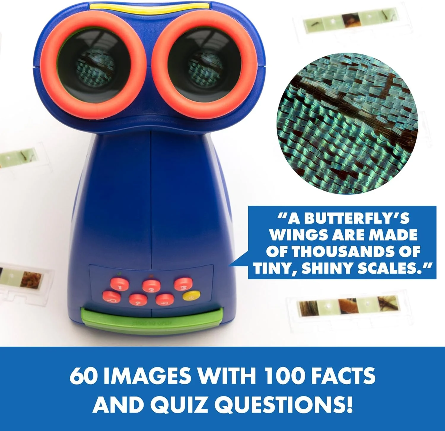 میکروسکوپ سخنگوی GeoSafari Jr. از Educational Insights با حضور بیندی ایروین