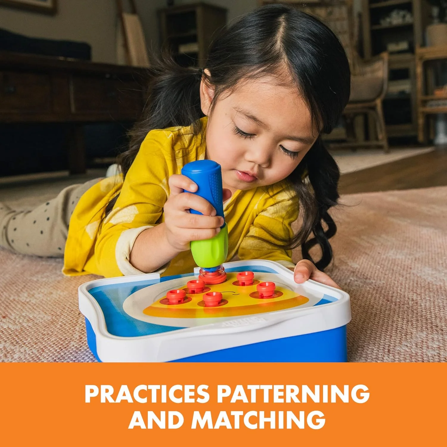 کارگاه پرچ‌کاری آموزشی با دریل اسباب‌بازی برقی، 54 قطعه، اسباب‌بازی STEM، مناسب برای پسران و دختران 3 سال به بالا