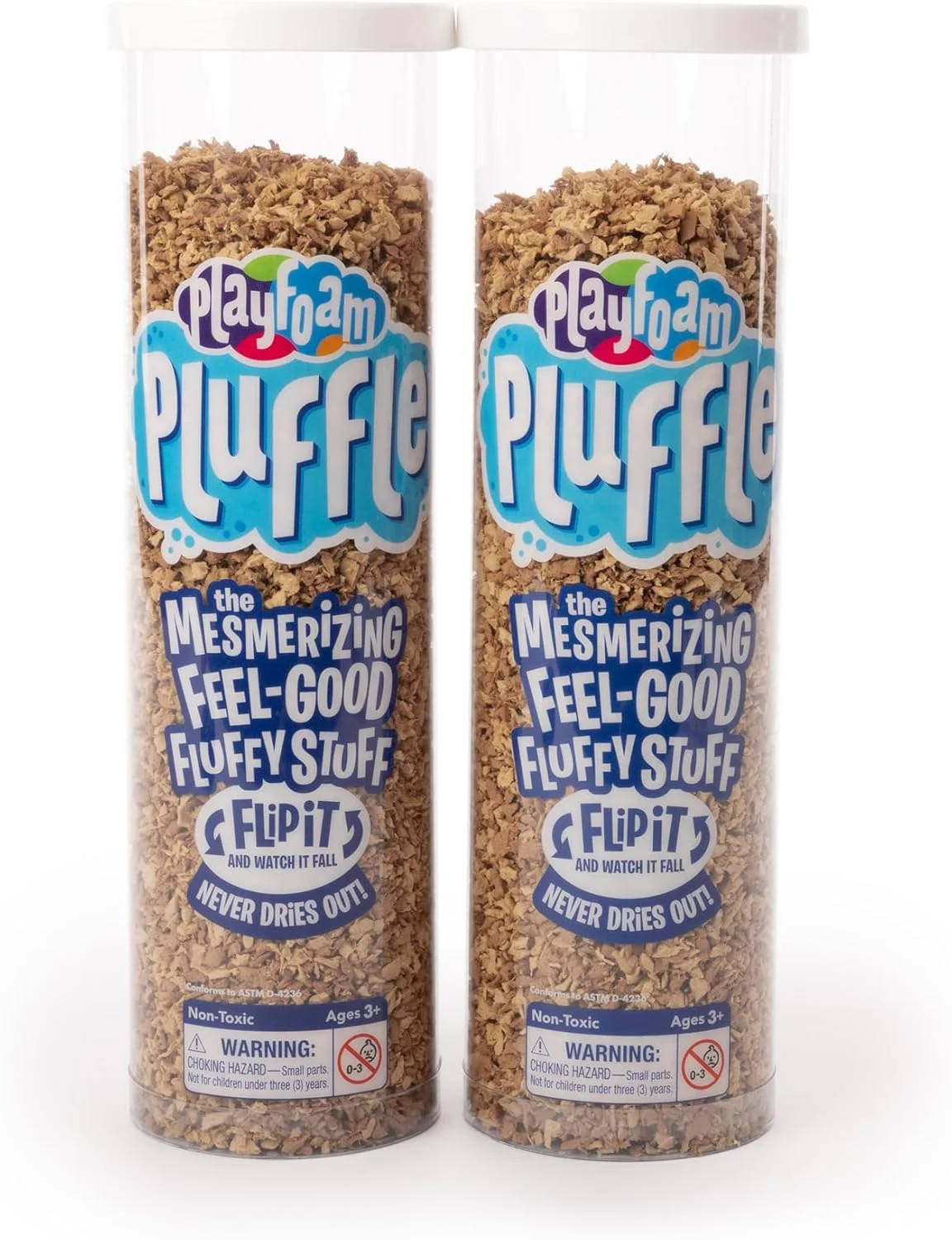 مجموعه دو عددی شن پلافل® Educational Insights - مجموعه فوم سطل حسی، جایگزین بدون کثیف کاری برای اسباب بازی های شنی و خمیر بازی برای کودکان نوپا، پرکننده میز حسی سرگرم کننده برای خانه یا کلاس درس، هدیه برای کودکان 3 سال به بالا