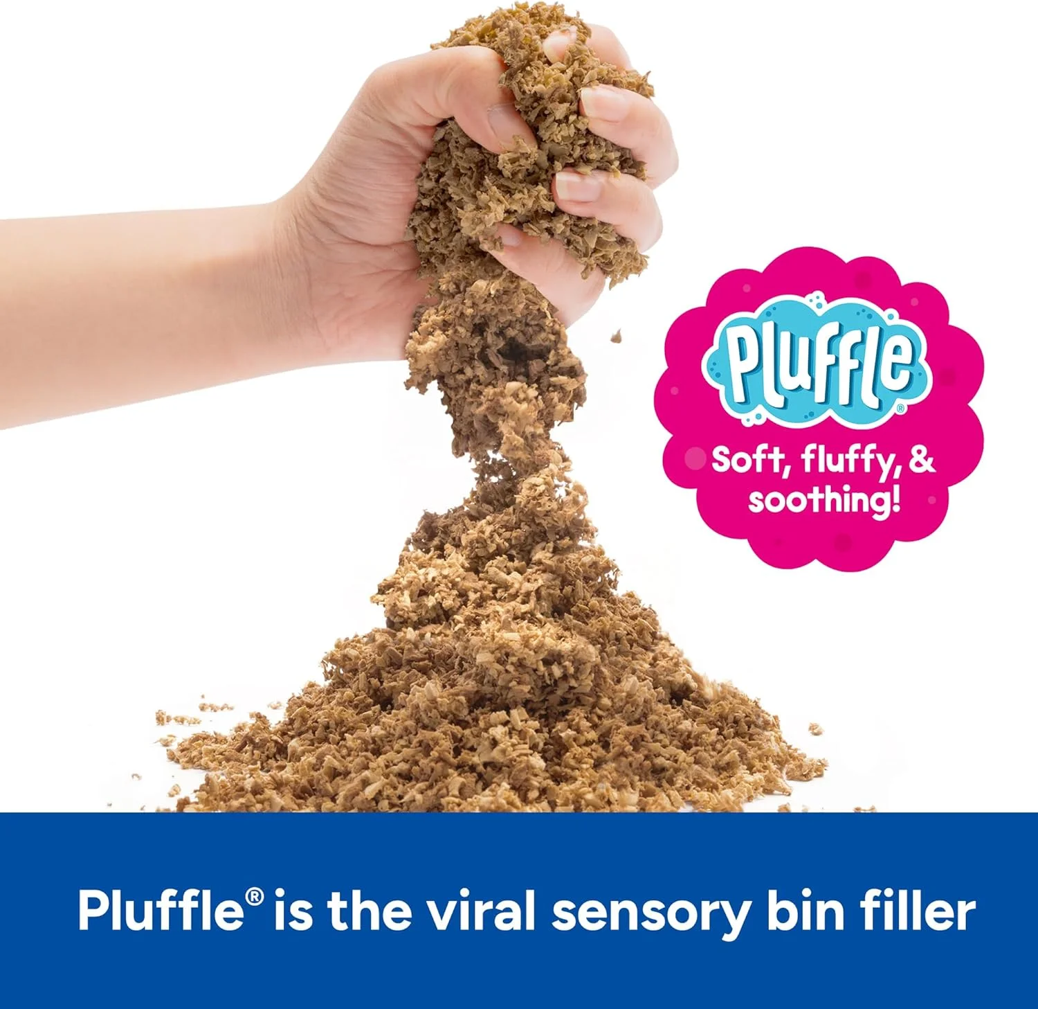 مجموعه دو عددی شن پلافل® Educational Insights - مجموعه فوم سطل حسی، جایگزین بدون کثیف کاری برای اسباب بازی های شنی و خمیر بازی برای کودکان نوپا، پرکننده میز حسی سرگرم کننده برای خانه یا کلاس درس، هدیه برای کودکان 3 سال به بالا