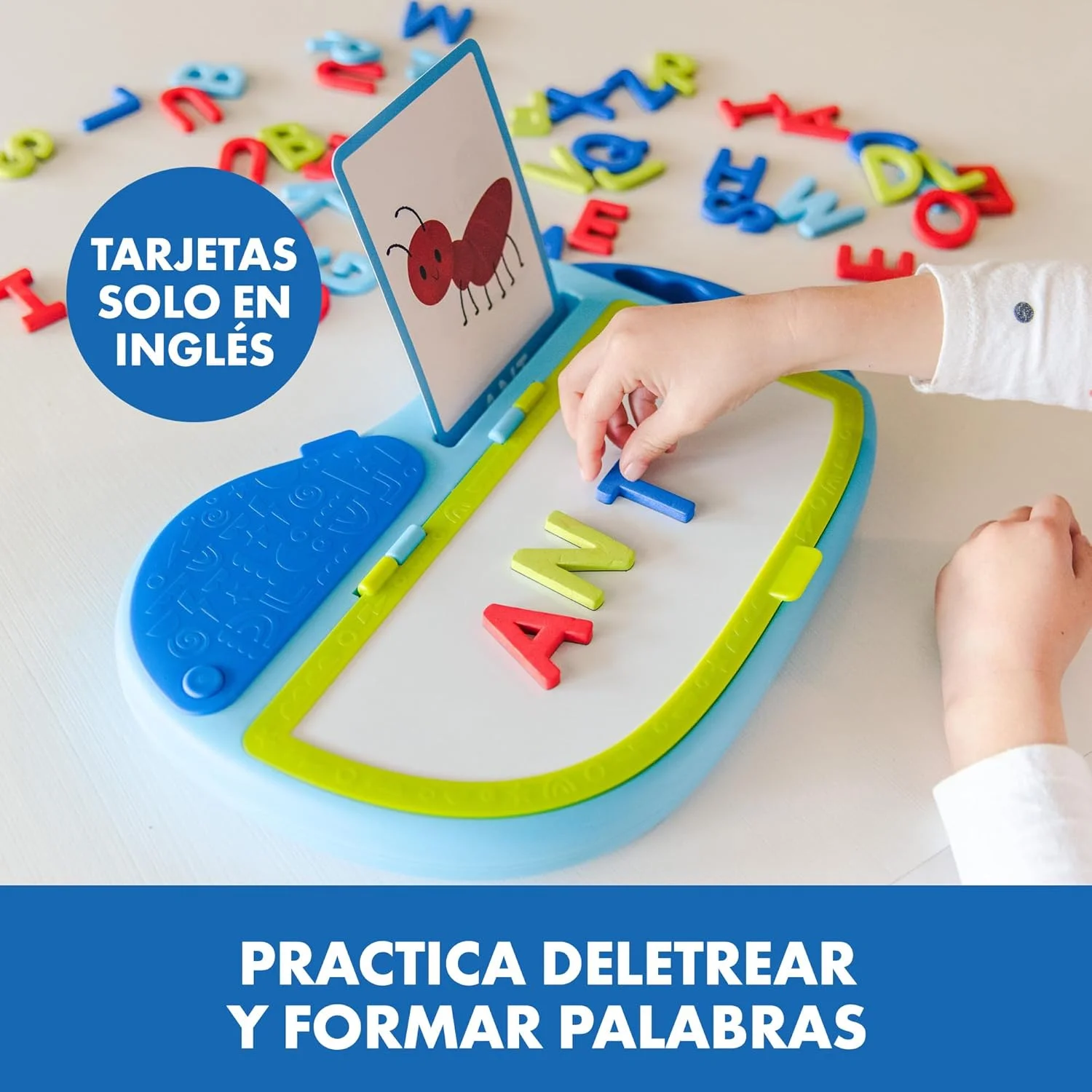 مجموعه فعالیت املای الفبای آهنربایی Educational Insights GO!، ۷۳ قطعه، هدیه برای کودکان نوپا ۴ سال به بالا