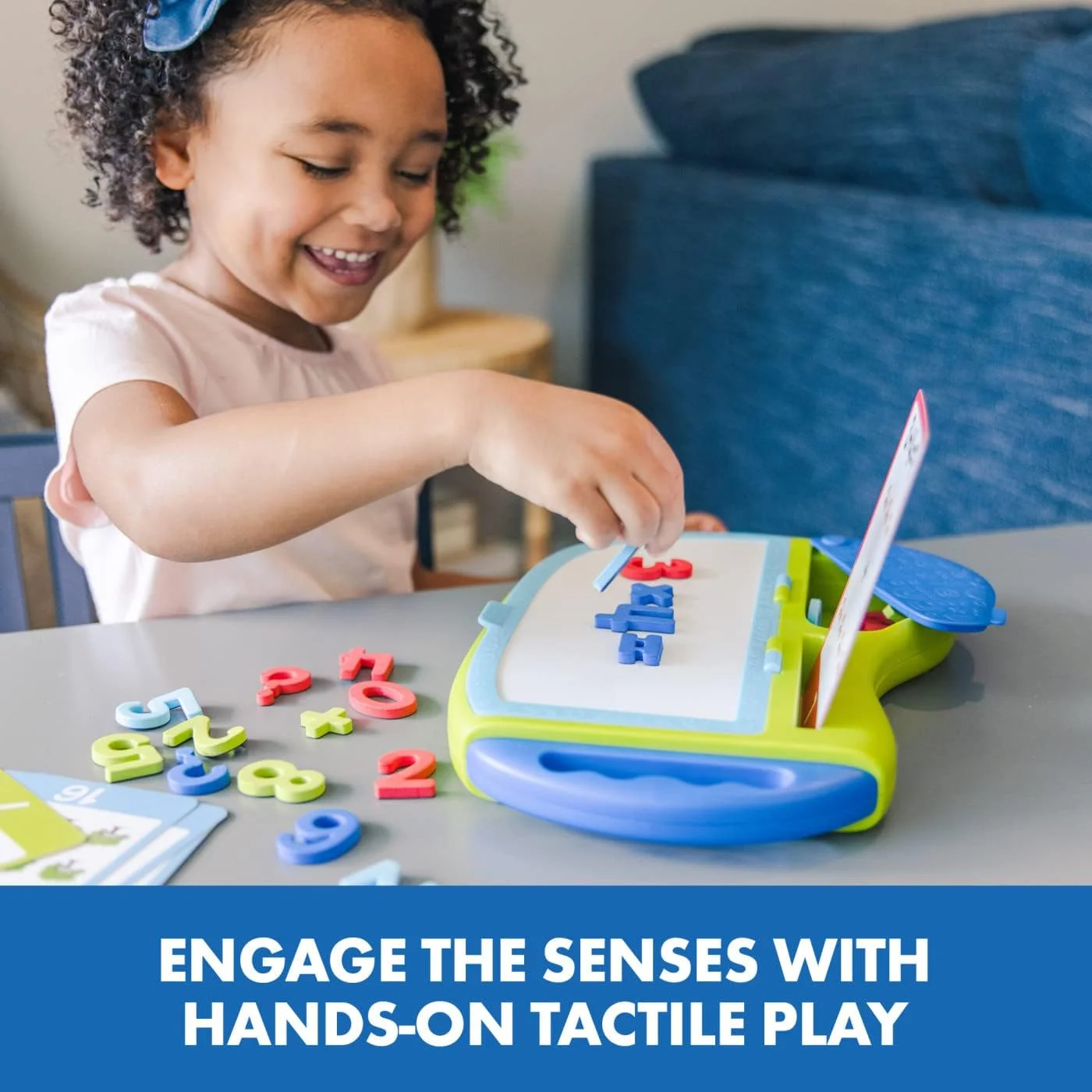 مجموعه آموزشی آهنربایی ریاضی Educational Insights GO! شمارش، 67 قطعه، مناسب برای پسران و دختران 3 سال به بالا