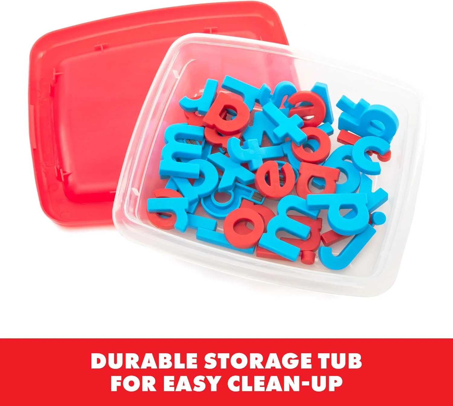 مجموعه 42 عددی آهنرباهای الفبای کوچک رنگی آموزشی، اسباب بازی های یادگیری الفبا برای کودکان 3 سال به بالا