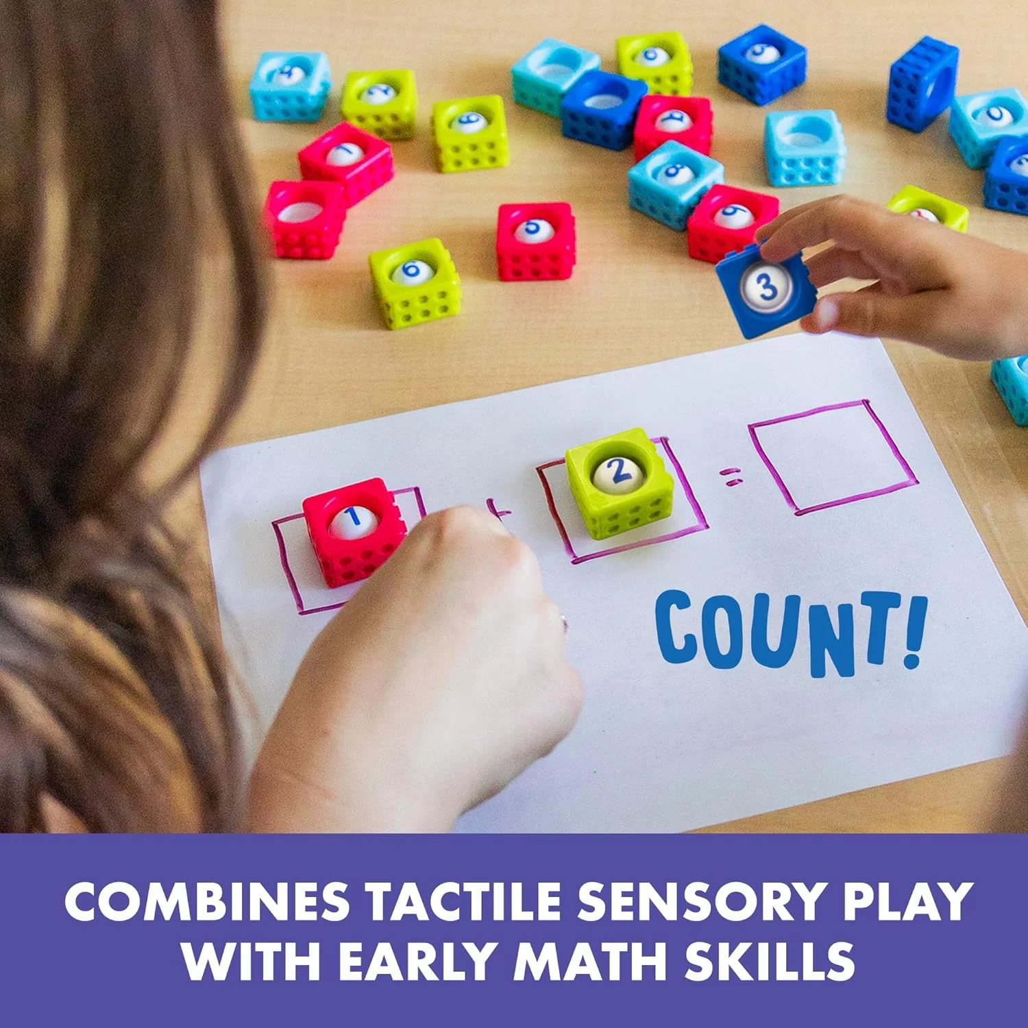 اسباب بازی آموزشی ساختنی توپ، بلوک های اعداد، اسباب بازی یادگیری اعداد، اسباب بازی اعداد Ploppit برای کاهش استرس از 3 سالگی