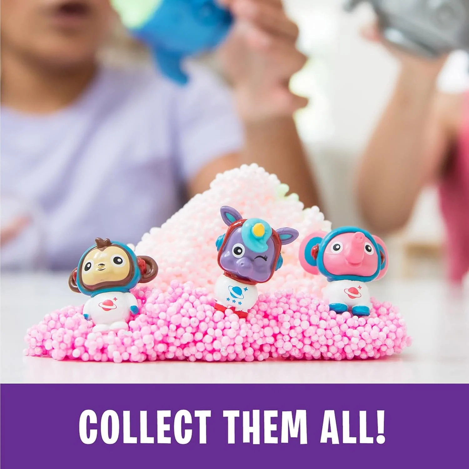 اسباب بازی Playfoam Pals Space Squad از Educational Insights، رنگ های متنوع، بسته 2 عددی (1956)