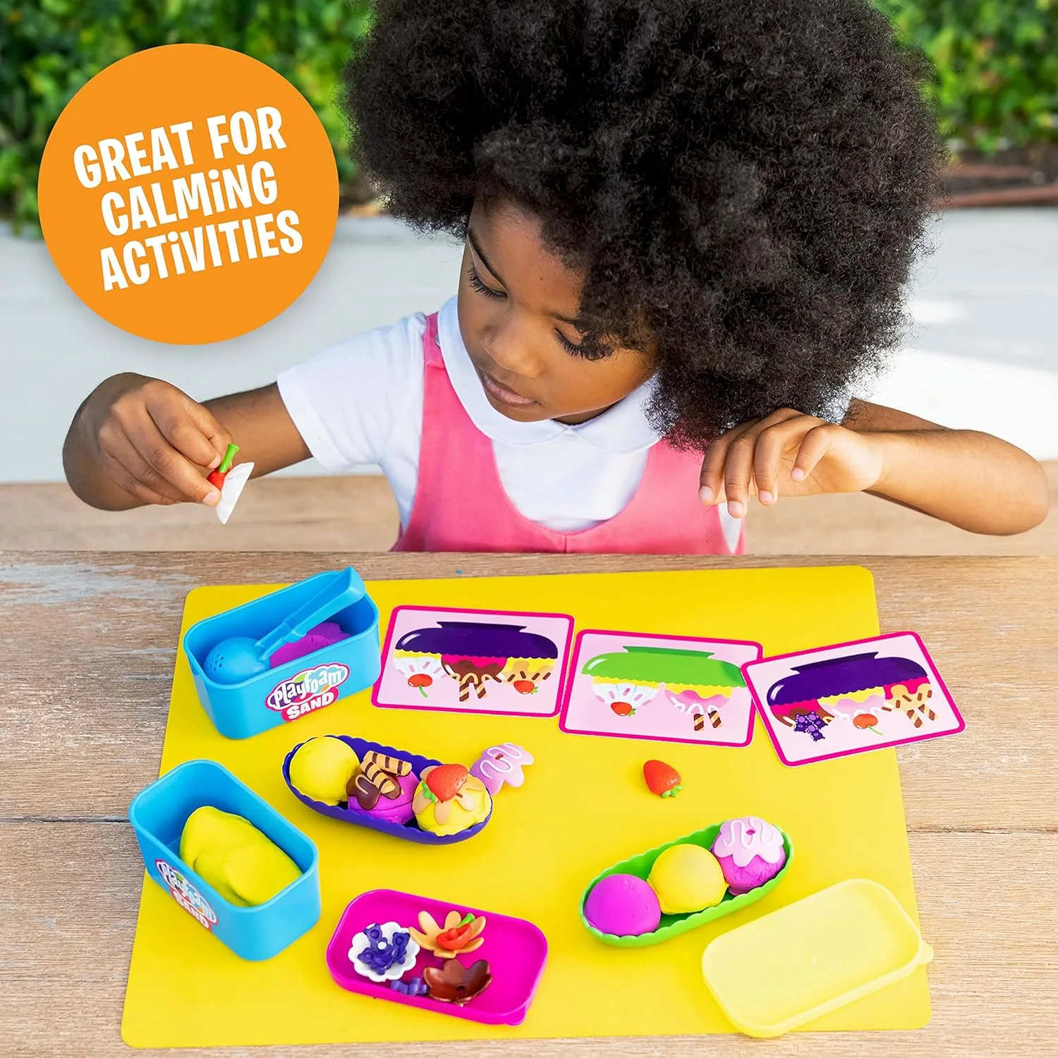 مجموعه بستنی خوری Playfoam Sand Educational Insights، شن بازی، اسباب بازی حسی، هدیه برای پسران و دختران، 3 سال به بالا