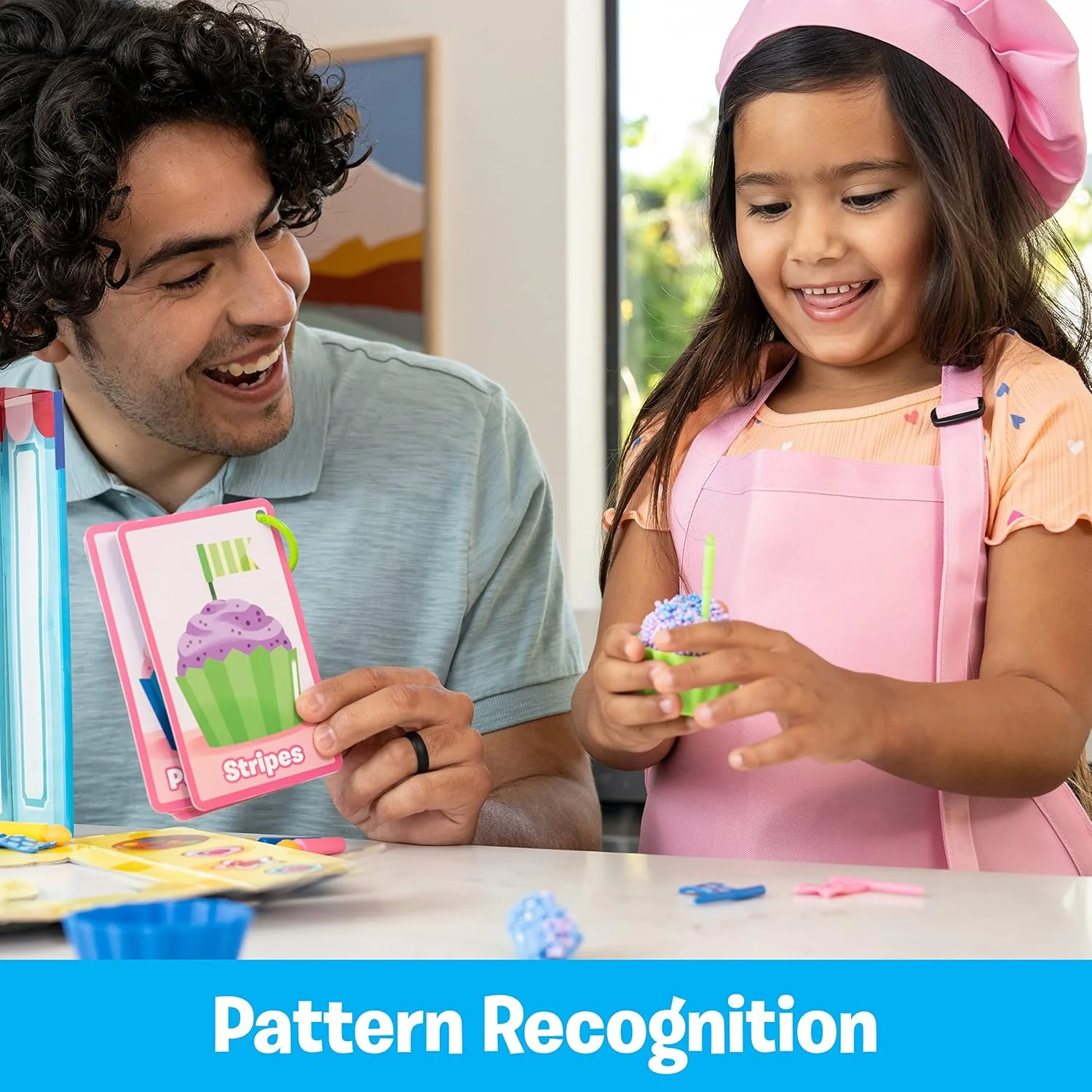 مجموعه کافه کاپ کیک Playfoam Educational Insights، با 5 رنگ Playfoam، غیر سمی، اسباب بازی حسی، هدیه برای پسران و دختران، 3 سال به بالا