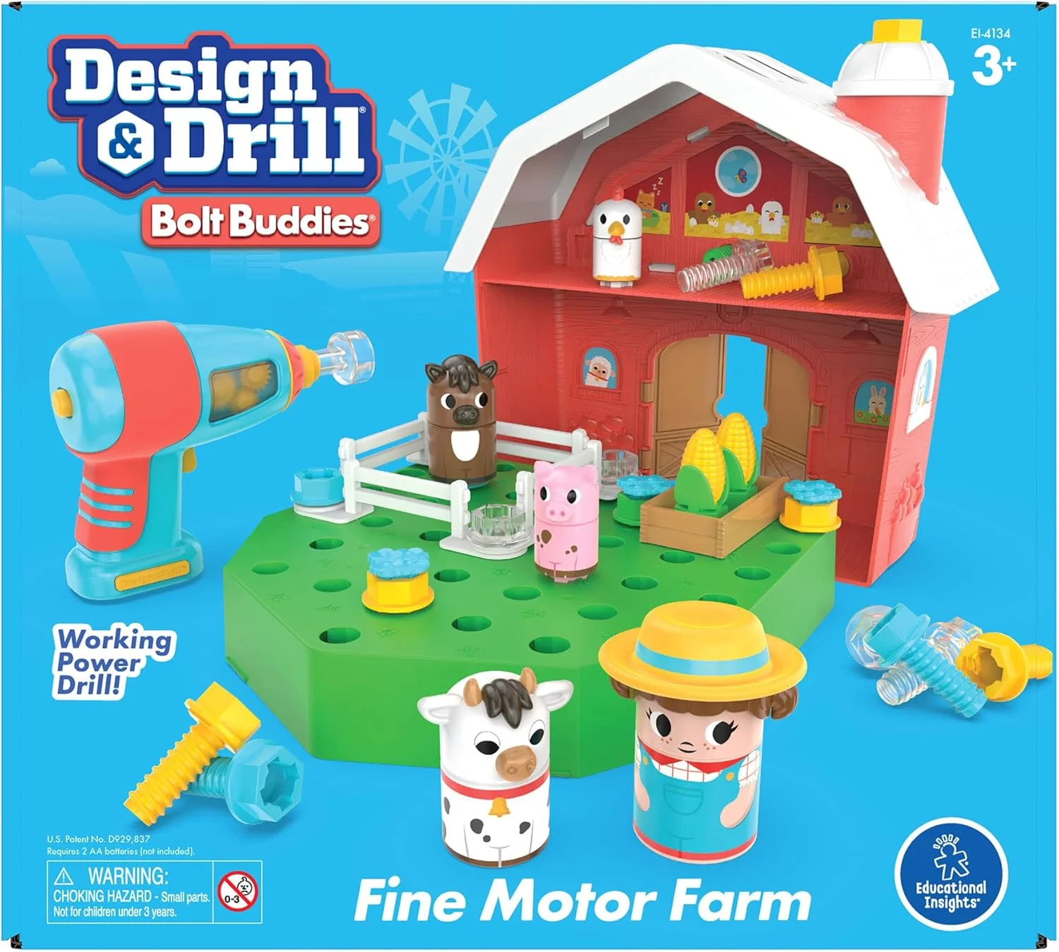 اسباب بازی آموزشی پیچ و مهره مزرعه اسباب بازی آموزشی پیچ و مهره مزرعه