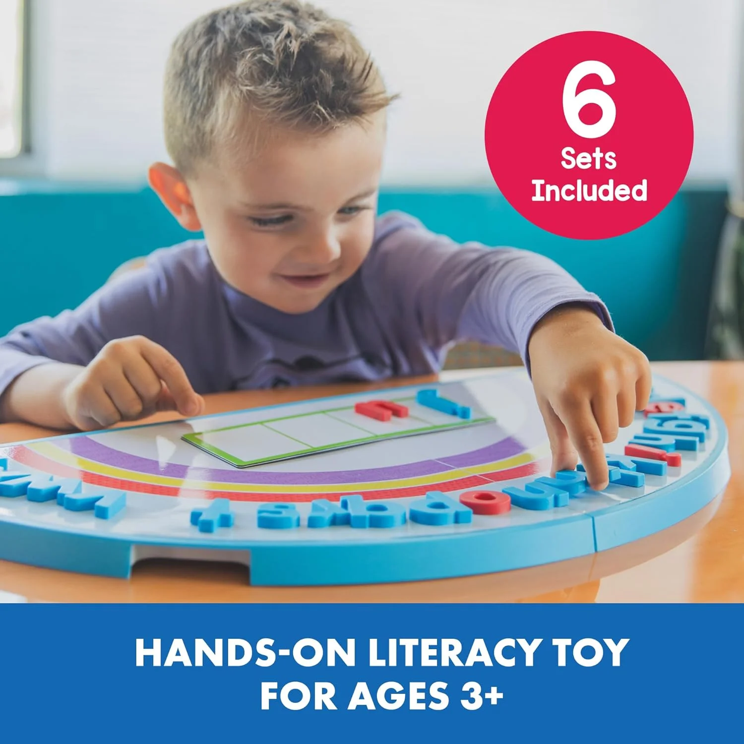 مجموعه گروهی کوچک پازل الفبای آهنربایی ABC Arc Mat Educational Insights - پازل های الفبا برای کودکان، کیت آموزش حروف، لوازم ضروری کلاس پیش دبستانی، بلوک های مغناطیسی، اسباب بازی های حرکتی ظریف برای کودکان نوپا 3-5 سال مجموعه گروهی کوچک پازل الفبای آهنربایی ABC Arc Mat Educational Insights - پازل های الفبا برای کودکان، کیت آموزش حروف، لوازم ضروری کلاس پیش دبستانی، بلوک های مغناطیسی، اسباب بازی های حرکتی ظریف برای کودکان نوپا 3-5 سال