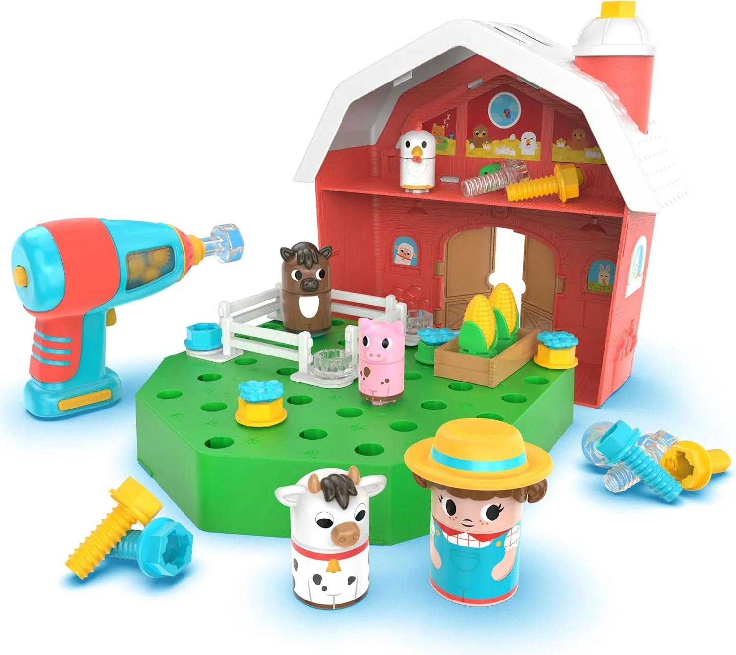 اسباب بازی آموزشی پیچ و مهره مزرعه اسباب بازی آموزشی پیچ و مهره مزرعه