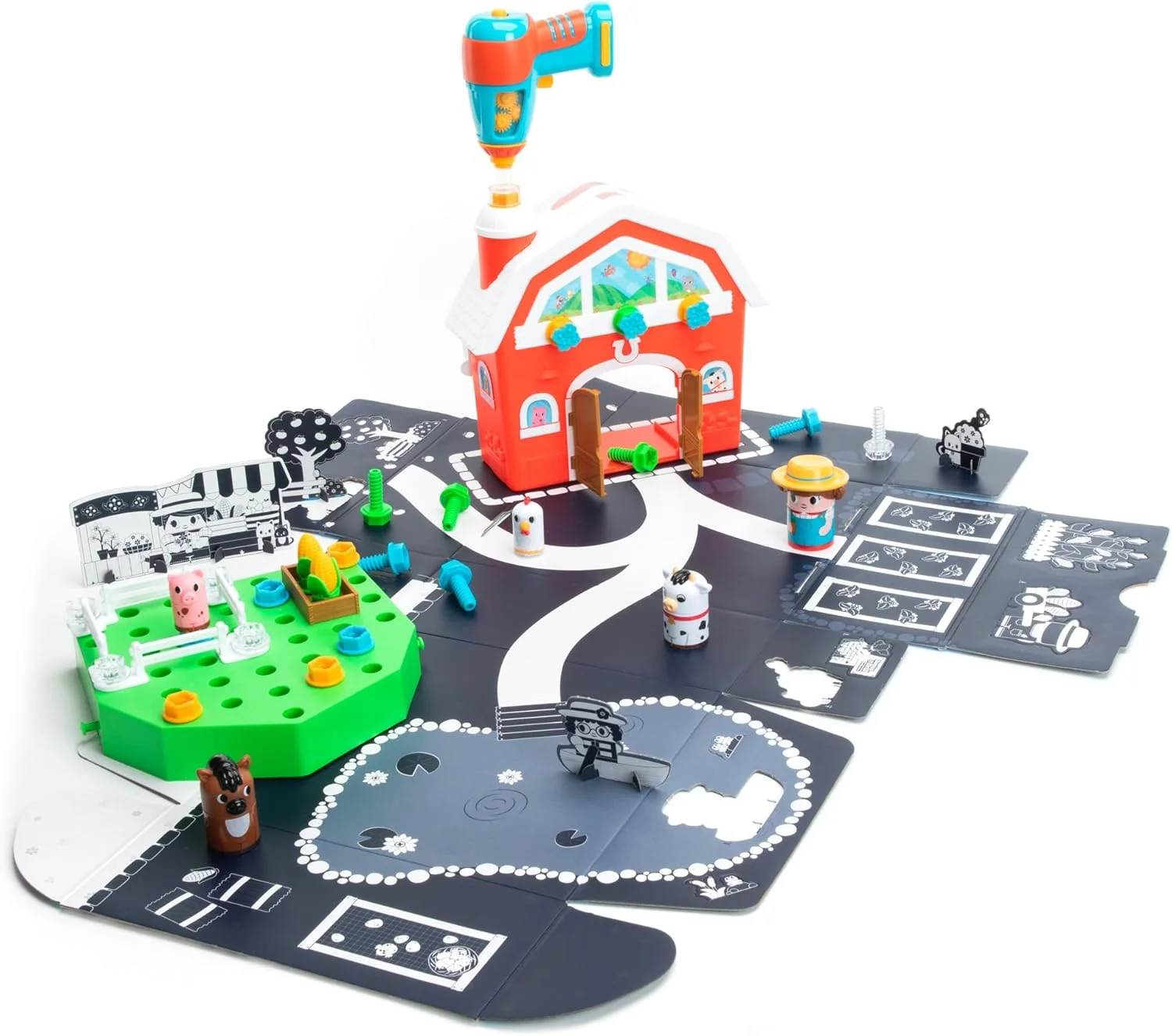 اسباب بازی آموزشی پیچ و مهره مزرعه اسباب بازی آموزشی پیچ و مهره مزرعه