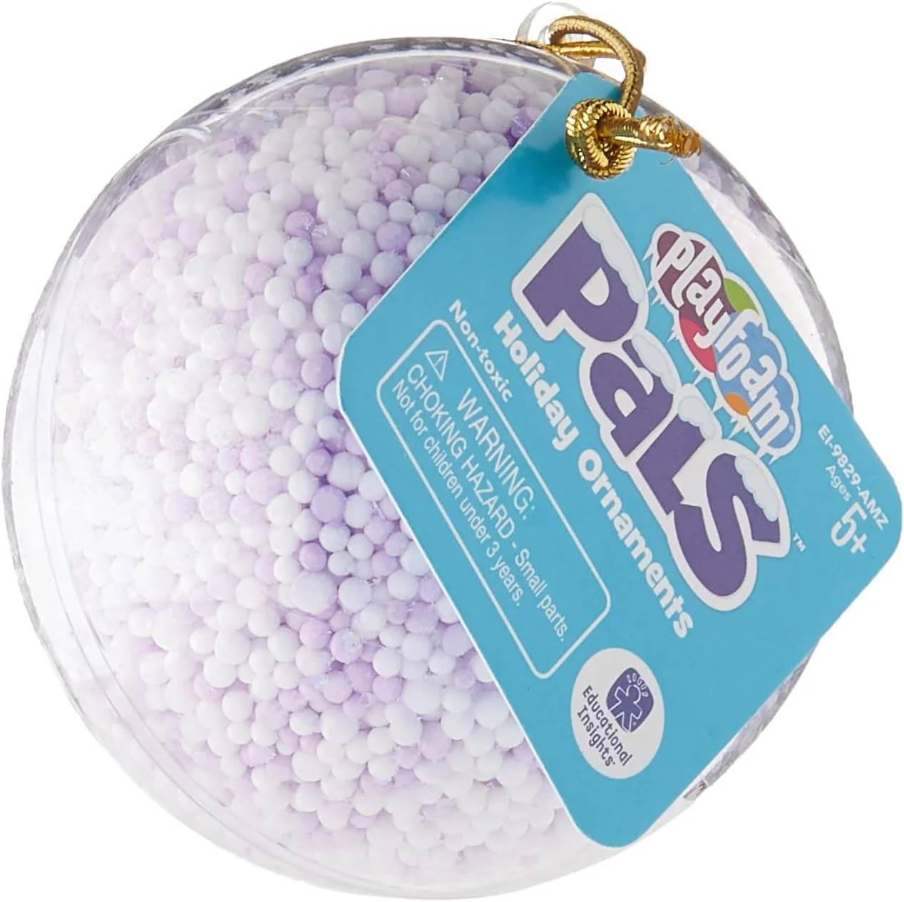 مجموعه 4 عددی تزئینات تعطیلات Playfoam Pals Educational Insights، اسباب بازی حسی و ضد استرس، هدیه برای پسران و دختران، 3 سال به بالا، انحصاری آمازون