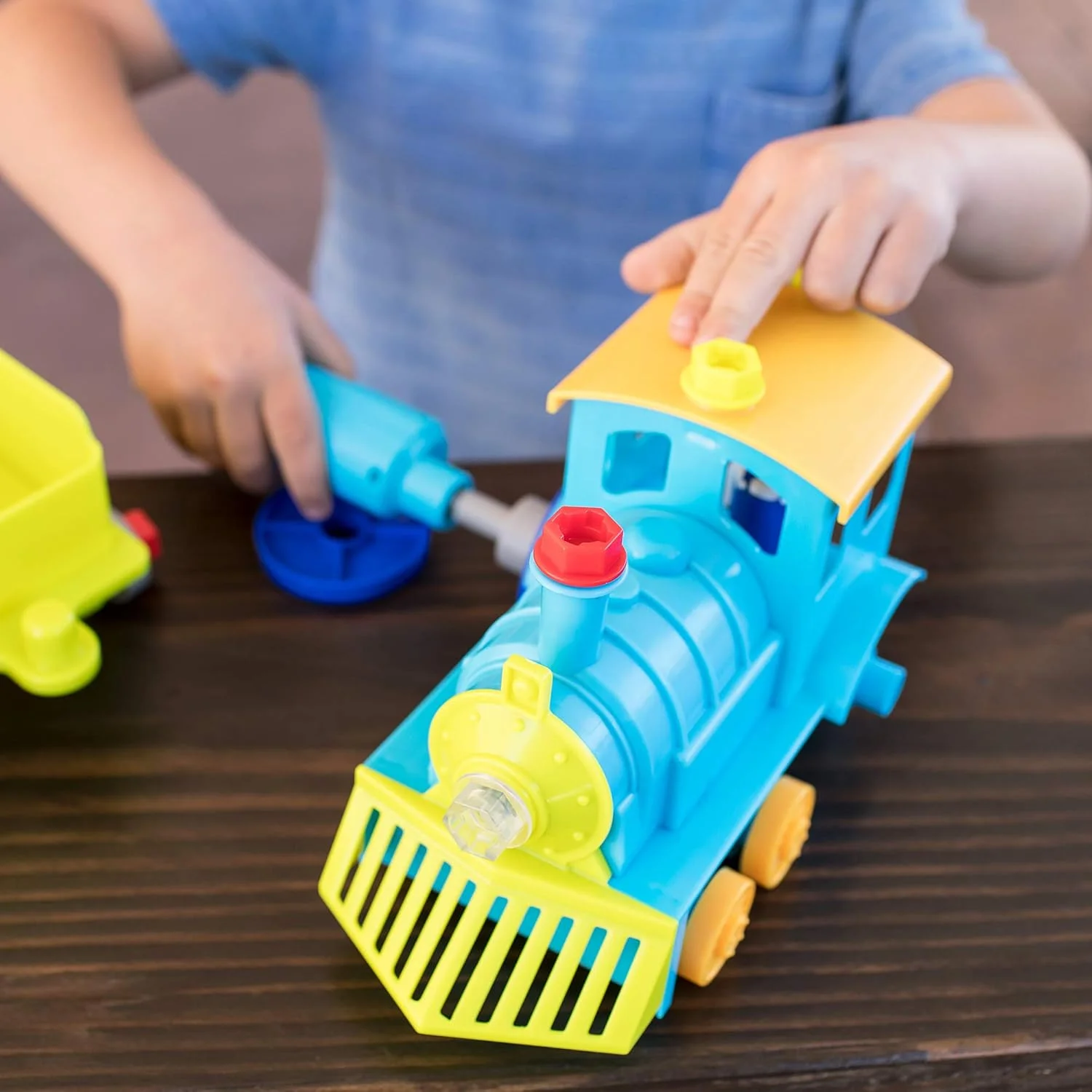 اسباب بازی آموزشی قطار Design & Drill - اسباب بازی دریل، یادگیری STEM، چندگانه اسباب بازی آموزشی قطار Design & Drill - اسباب بازی دریل، یادگیری STEM، چندگانه