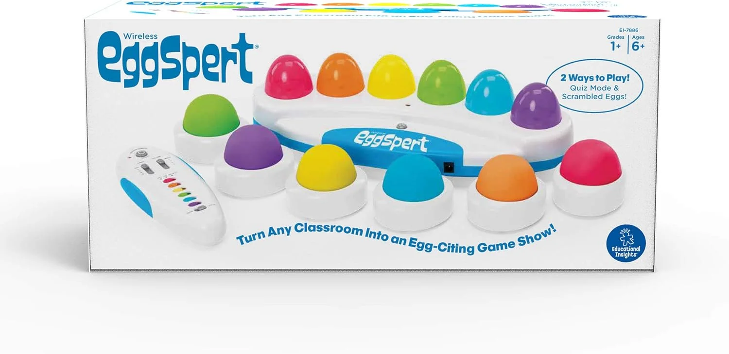 سیستم بازی تعاملی بی سیم Educational Insights با فرکانس 2.4 گیگاهرتز - بازی ها و زنگ های کلاسی، لوازم ضروری معلم و کلاس، لوازم بازگشت به مدرسه