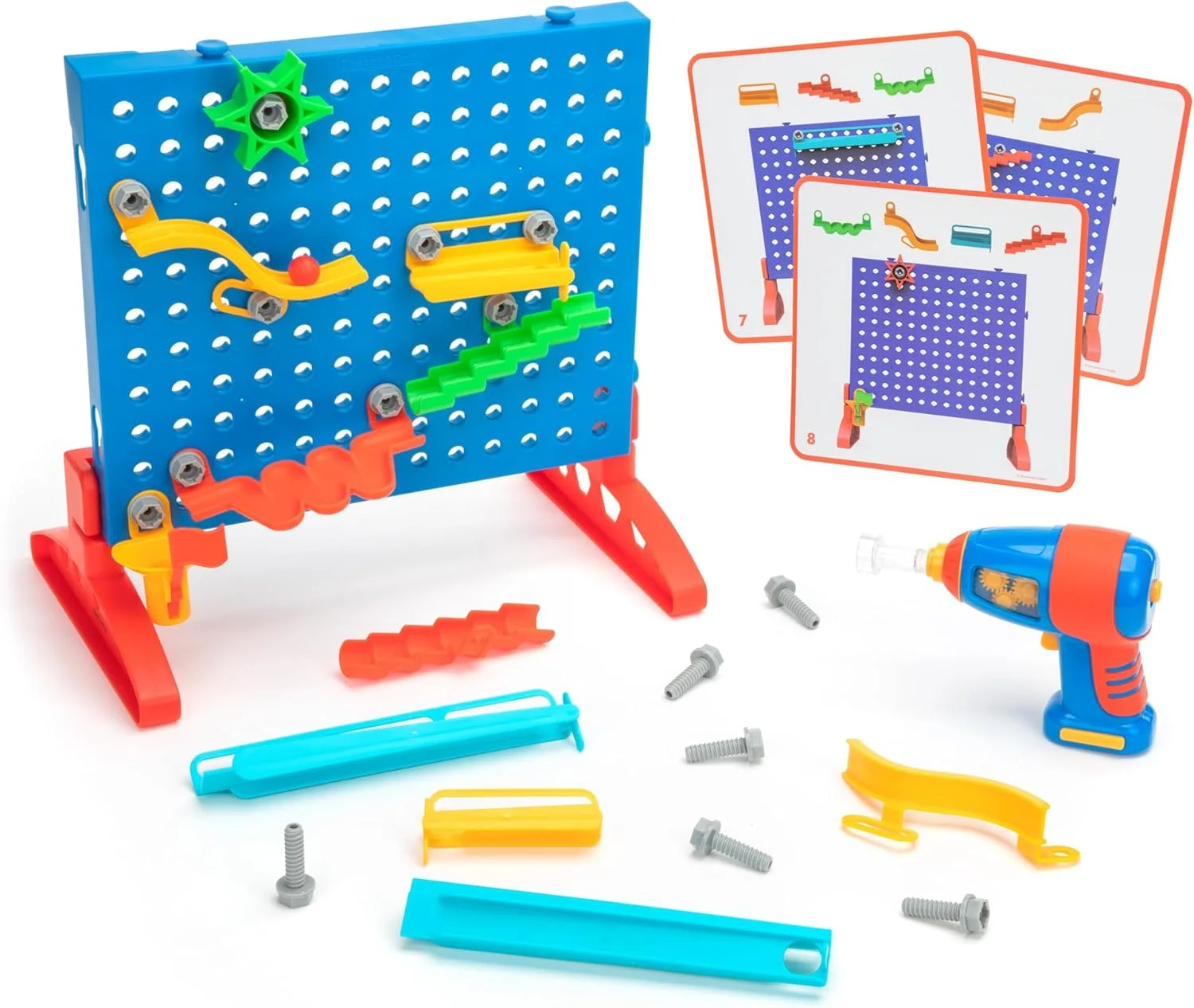 اسباب بازی ساختنی مسیر گوی Design & Drill از Educational Insights - تقویت مهارت های حرکتی ظریف - مدار گوی اسباب بازی ساختنی مسیر گوی Design & Drill از Educational Insights - تقویت مهارت های حرکتی ظریف - مدار گوی