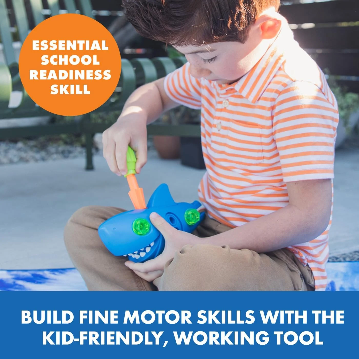 اسباب بازی آموزشی طرح کوسه با پیچ و دریل EI-4178، مناسب برای پسران و دختران 3 ساله، تقویت مهارت های حرکتی ظریف، ساخت و ساز برای کودکان نوپا، چند رنگ اسباب بازی آموزشی طرح کوسه با پیچ و دریل EI-4178، مناسب برای پسران و دختران 3 ساله، تقویت مهارت های حرکتی ظریف، ساخت و ساز برای کودکان نوپا، چند رنگ