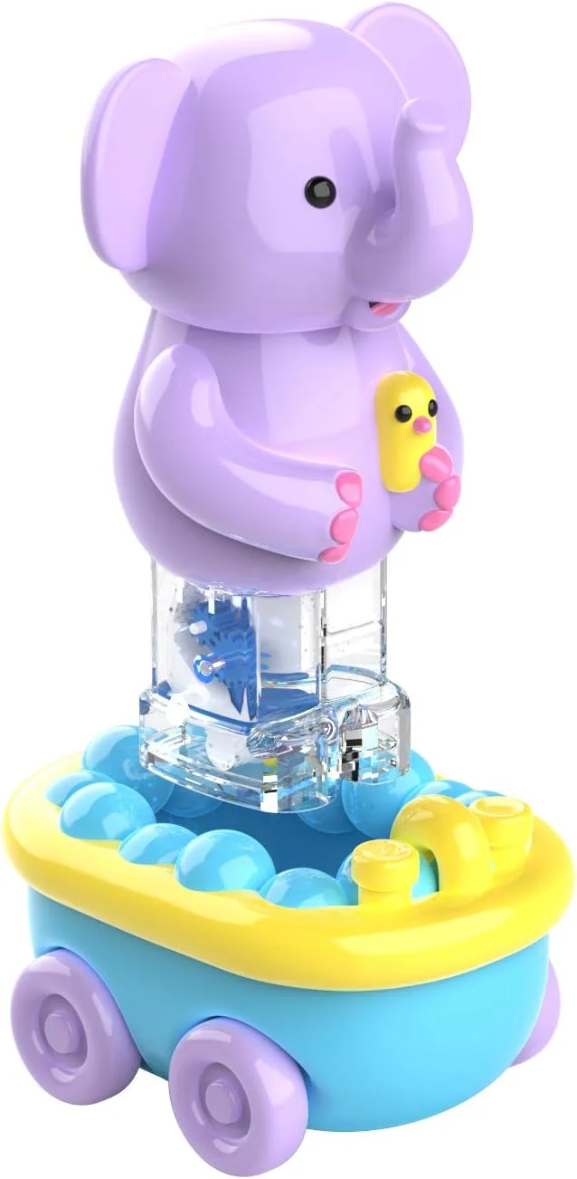 اسباب بازی آموزشی زومیگوز، فیل و ماشین وان حمام، مجموعه 1 عددی