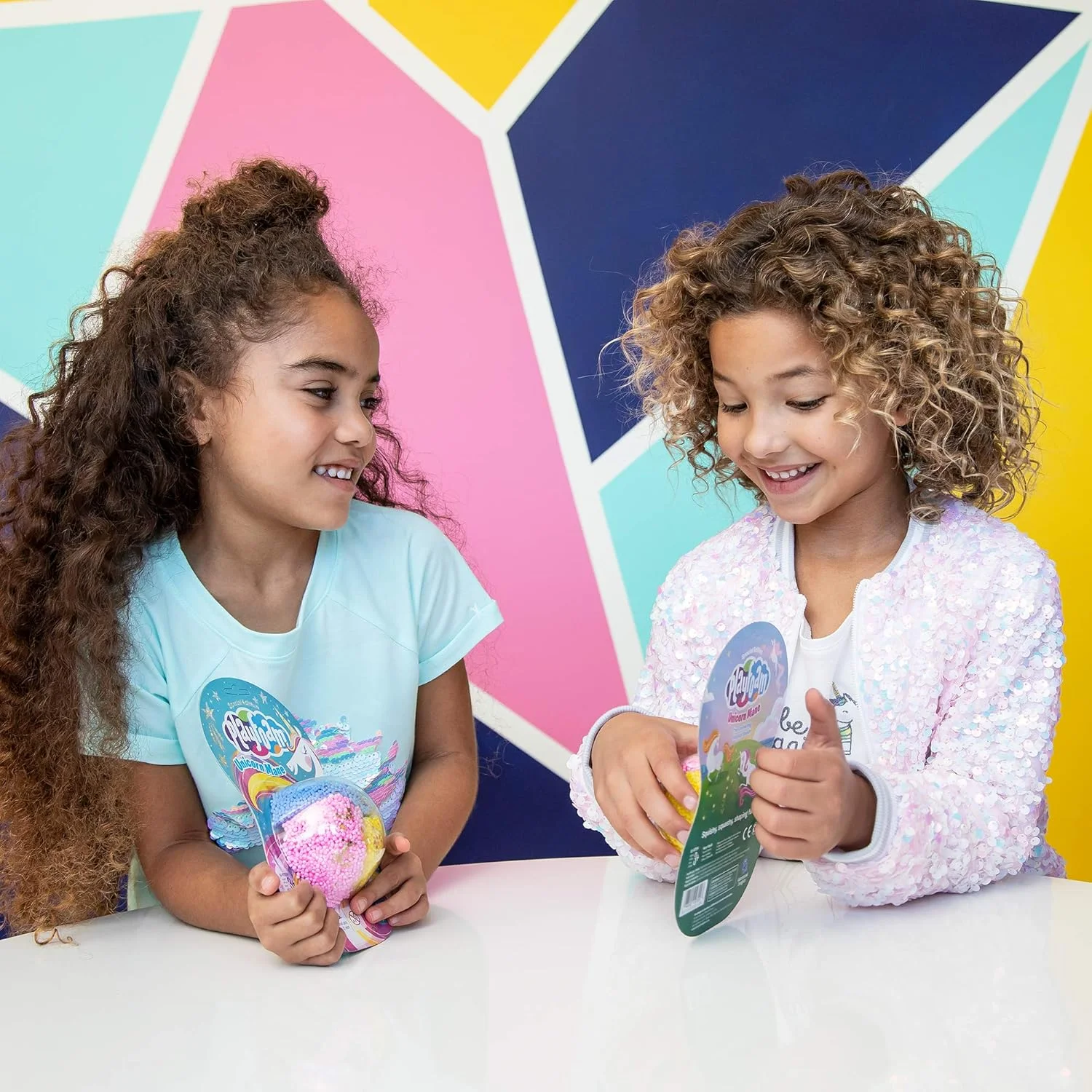 مجموعه ۱۲ عددی خمیر بازی فوم Playfoam با طرح یال تک شاخ، اسباب بازی حسی و سرگرم کننده، هدیه ای مناسب برای کودکان ۳ سال به بالا