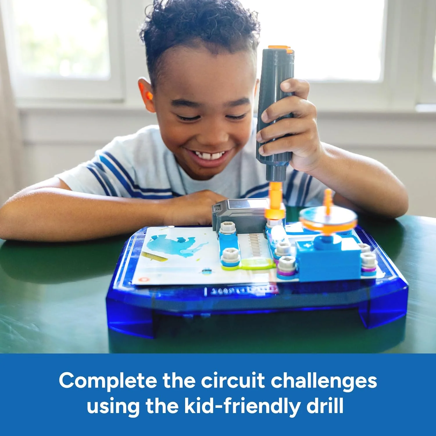 مدارهای ماجراجویی آموزشی Design & Drill، مدارهای مقدماتی، اسباب بازی STEM، مجموعه 63 قطعه ای، سنین 5 سال به بالا