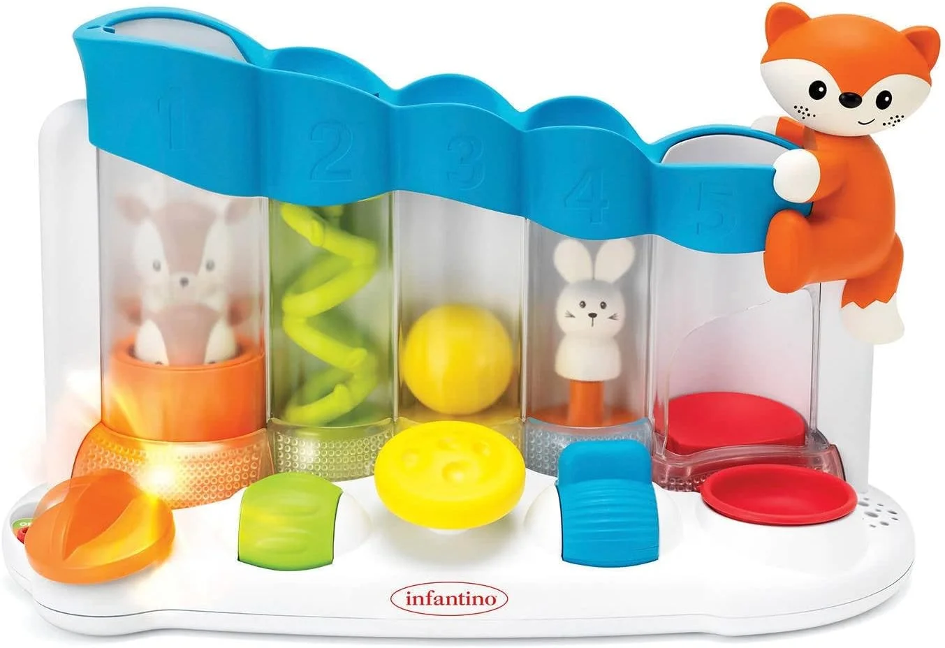 پیانوی توپی حسی Infantino، اسباب بازی فعالیت، یادگیری و توسعه کودک، چند رنگ، پیانوی توپی حسی، 216428، بزرگ