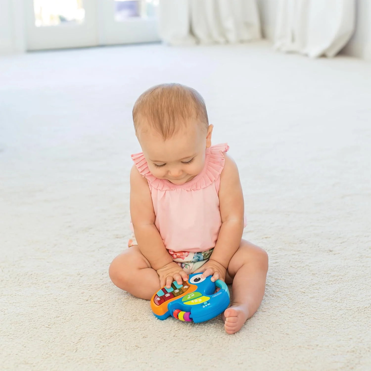 طوطی نوک‌بزرگ آموزشی پیانو و اعداد اینفانتینو مناسب برای کودکان 6 ماهه و بالاتر، مدل 212-011N