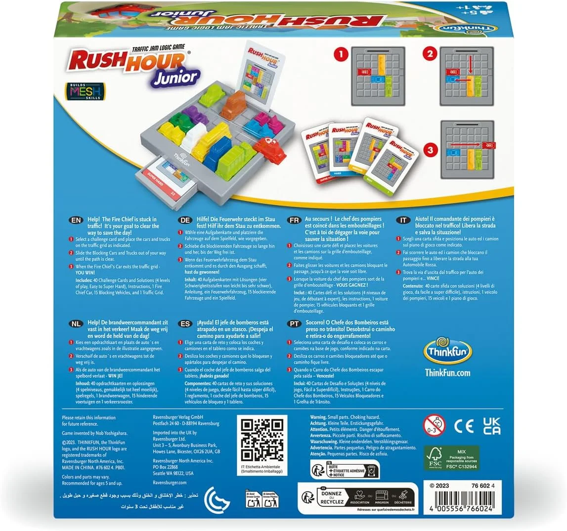 بازی فکری ساعت شلوغی جونیور 2024 - بازی رومیزی - 11 سال به بالا
